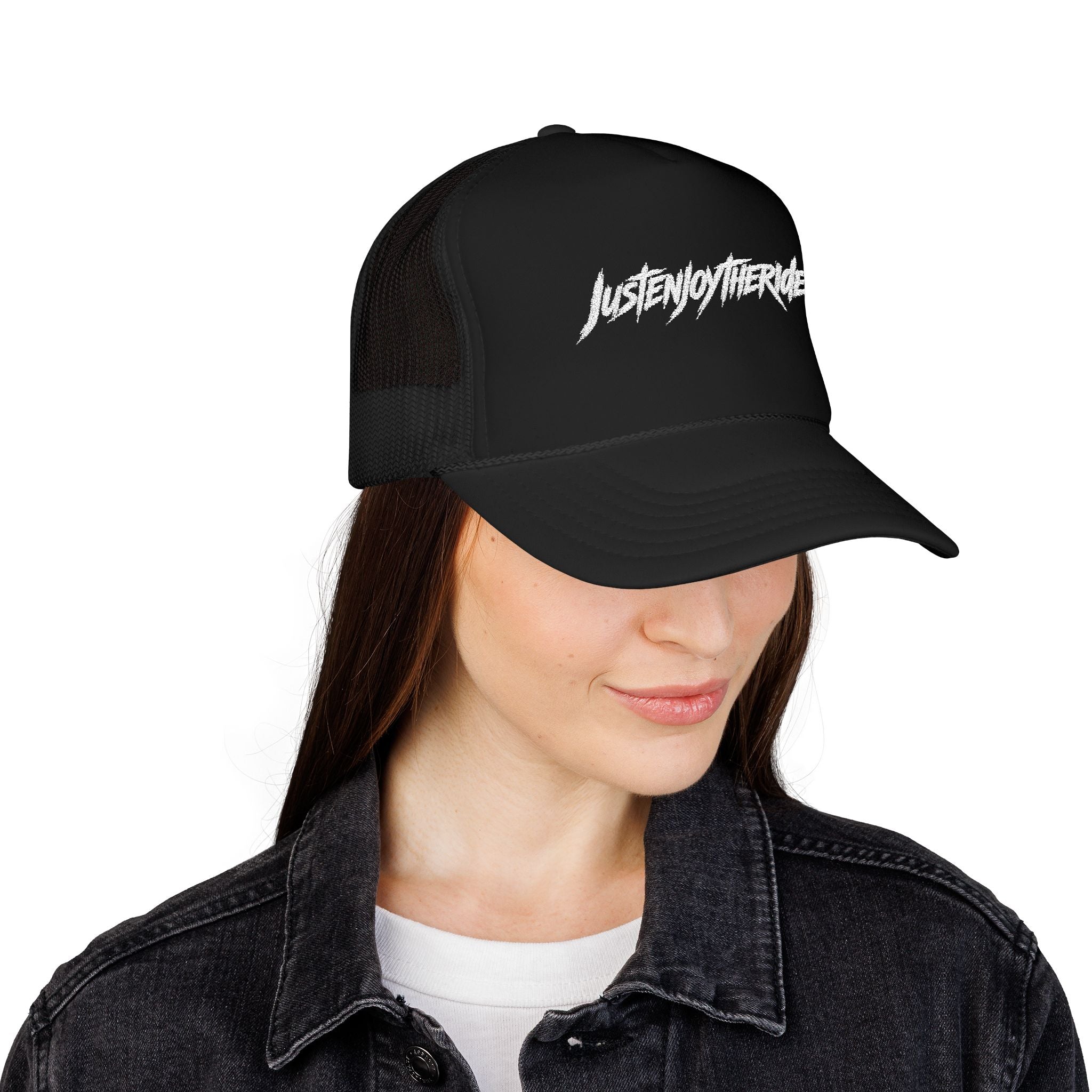 JUSTENJOYTHERIDE Foam Trucker Hat